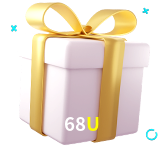 Receba seus bônus de boas-vindas no 68U